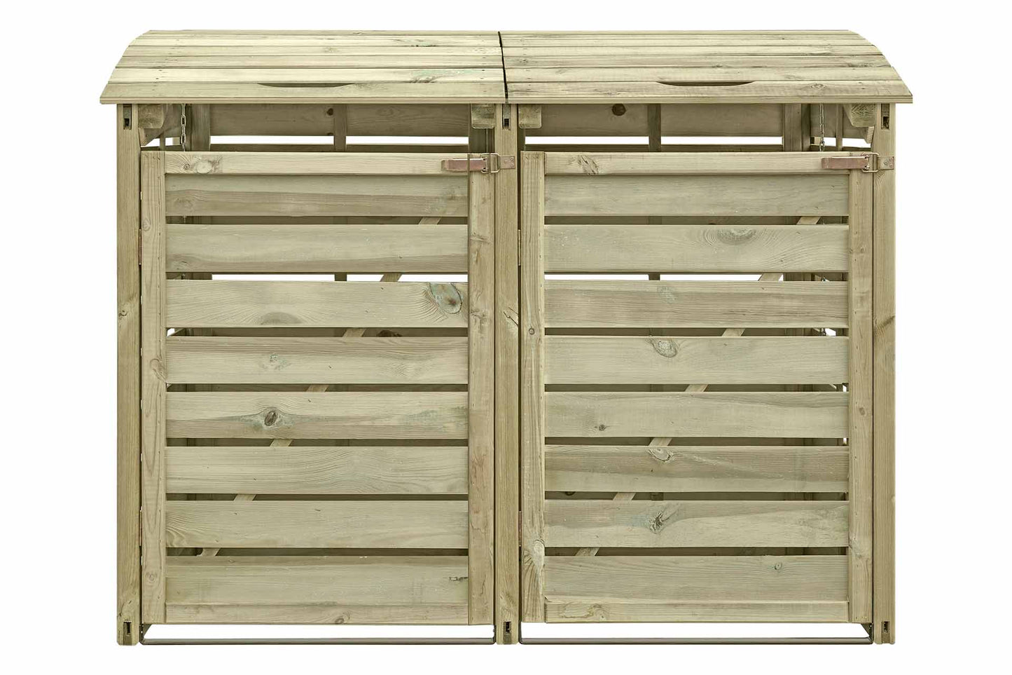 Mülltonnenabtrennung für 2 Tonnen 150x90x120cm