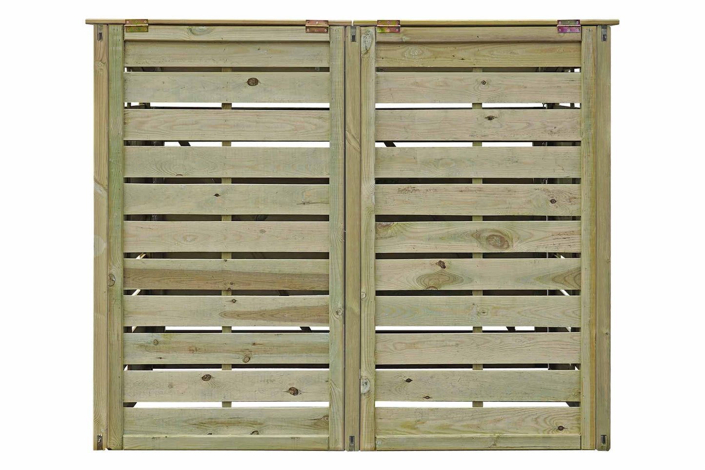 Mülltonnenabtrennung für 2 Tonnen 150x90x120cm