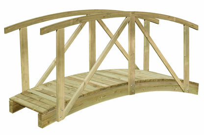 Handlauf für Gartenteichbrücke L=240cm
