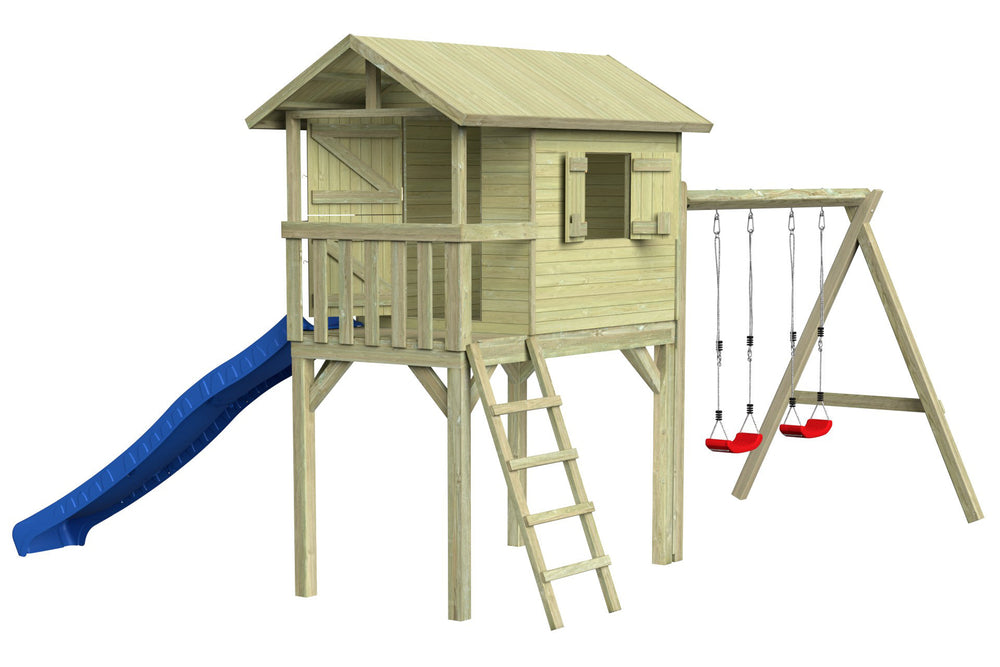 CLASSIC Benny Spielhaus mit Schaukel
