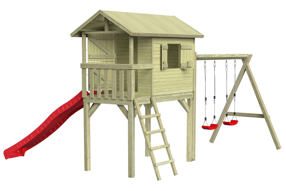 CLASSIC Benny Spielhaus mit Schaukel