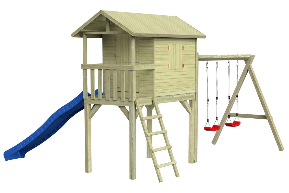 CLASSIC Benny Spielhaus mit Schaukel