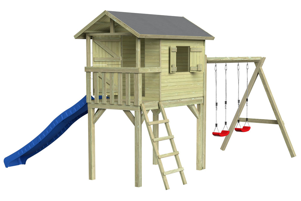 CLASSIC Benny Spielhaus mit Schaukel