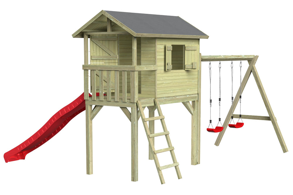 CLASSIC Benny Spielhaus mit Schaukel