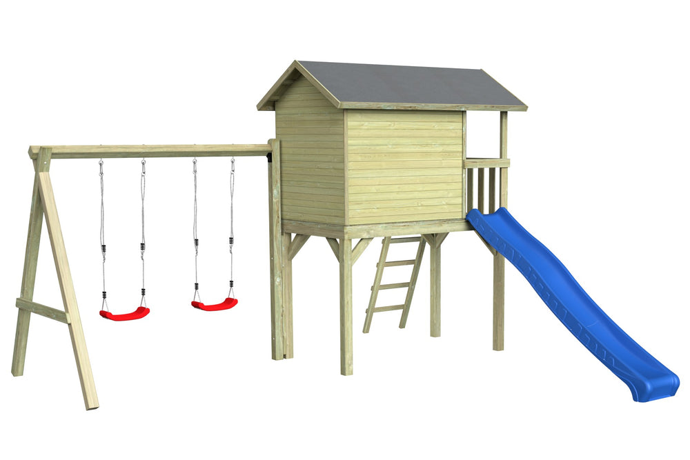 CLASSIC Benny Spielhaus mit Schaukel