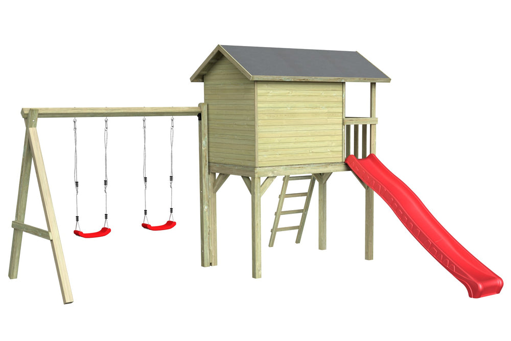 CLASSIC Benny Spielhaus mit Schaukel