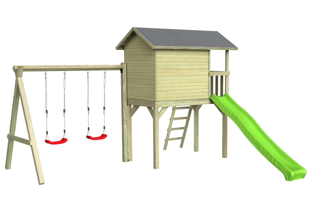 CLASSIC Benny Spielhaus mit Schaukel