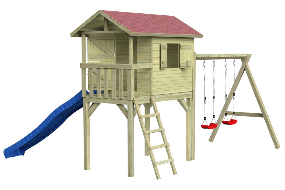 CLASSIC Benny Spielhaus mit Schaukel