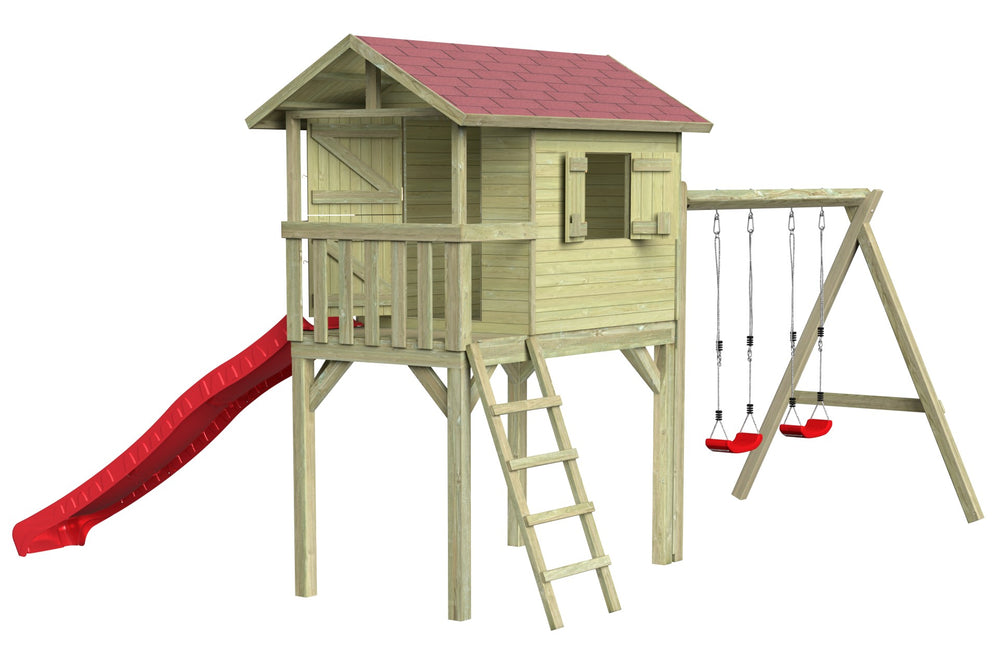 CLASSIC Benny Spielhaus mit Schaukel
