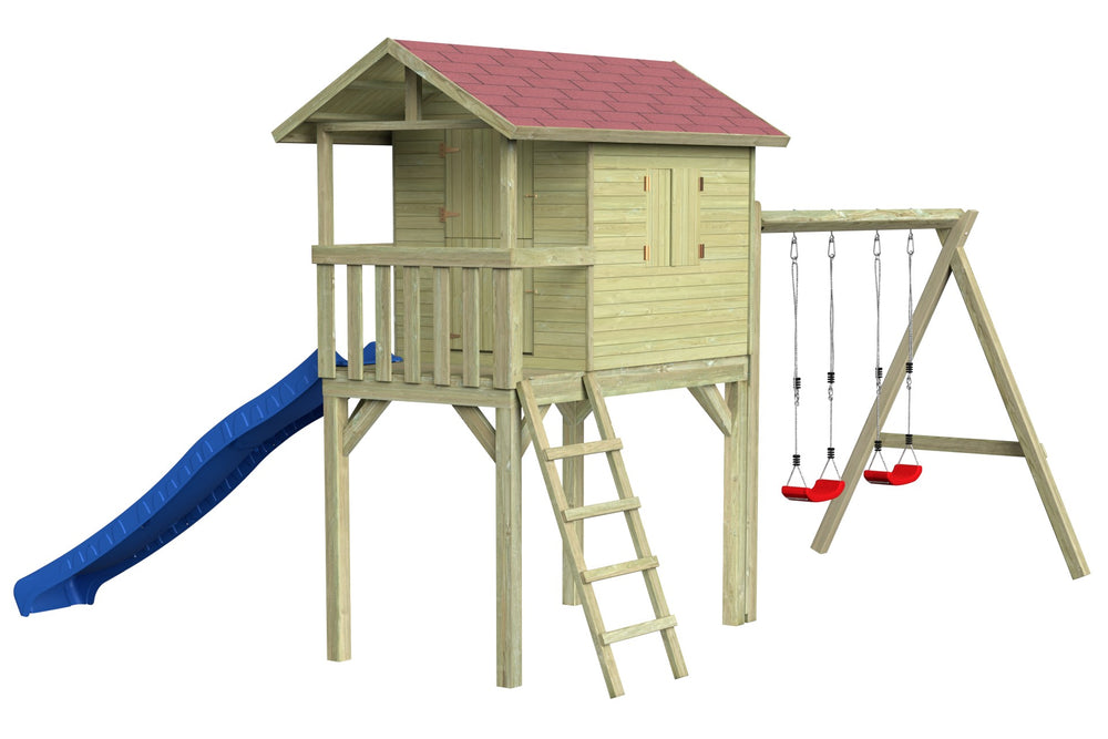 CLASSIC Benny Spielhaus mit Schaukel