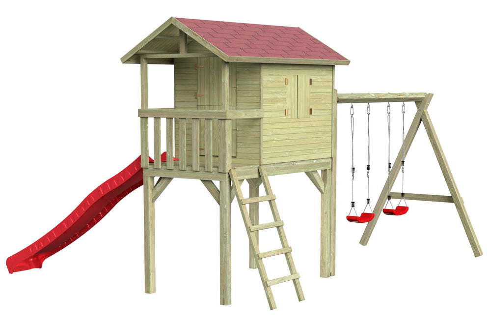 CLASSIC Benny Spielhaus mit Schaukel