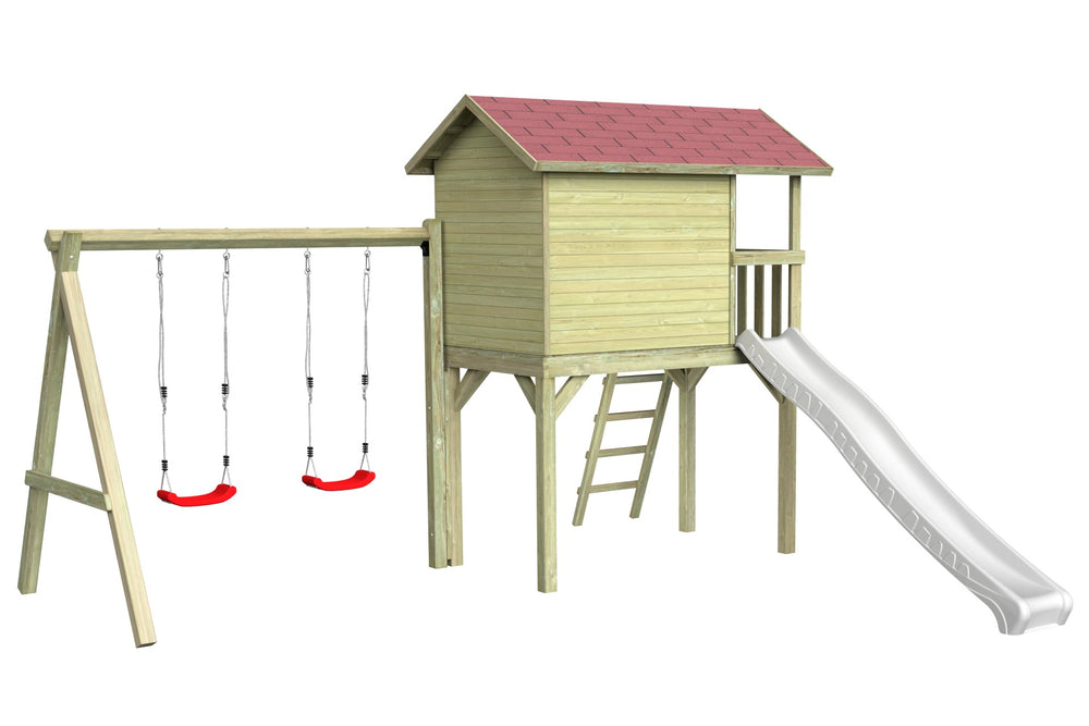 CLASSIC Benny Spielhaus mit Schaukel