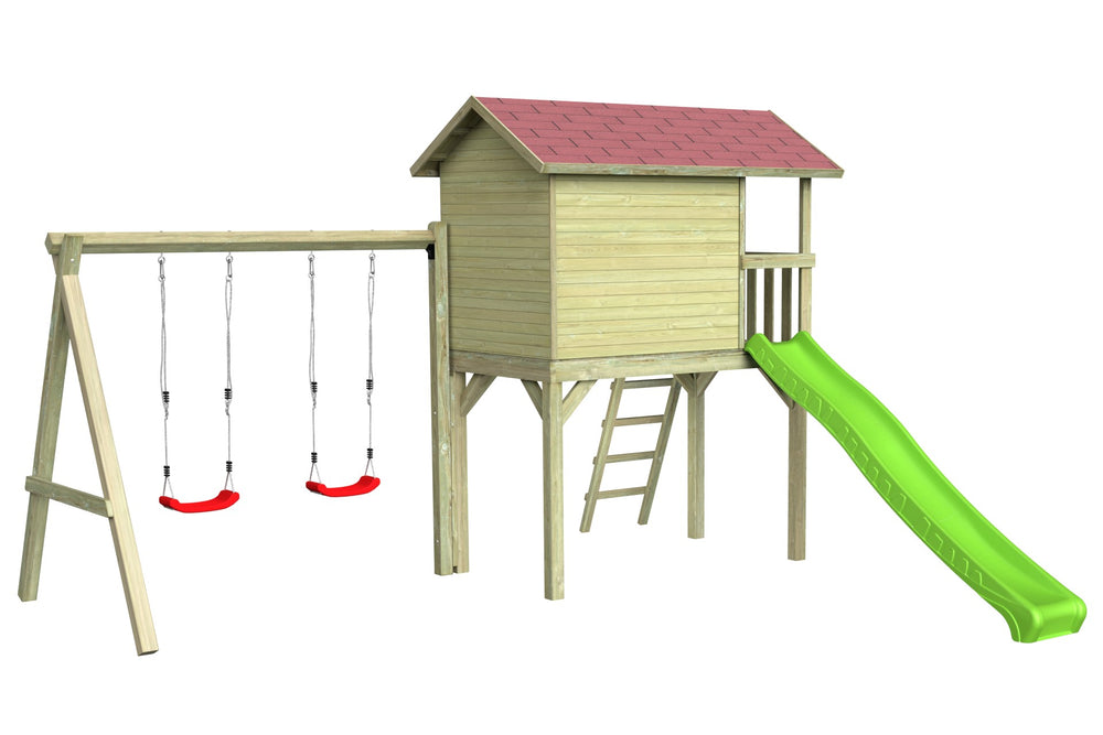 CLASSIC Benny Spielhaus mit Schaukel