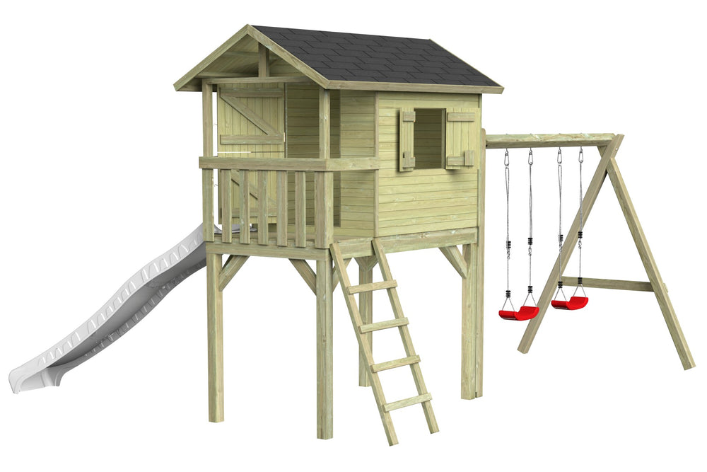 CLASSIC Benny Spielhaus mit Schaukel
