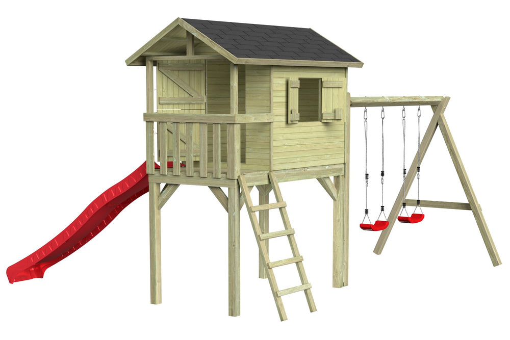 CLASSIC Benny Spielhaus mit Schaukel