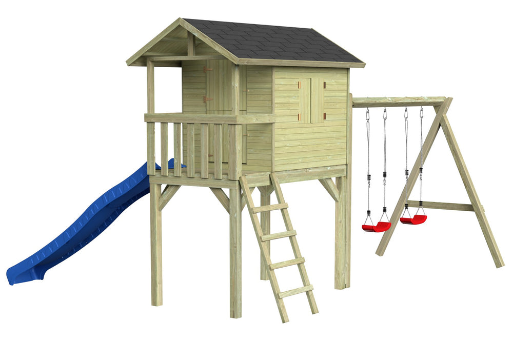 CLASSIC Benny Spielhaus mit Schaukel