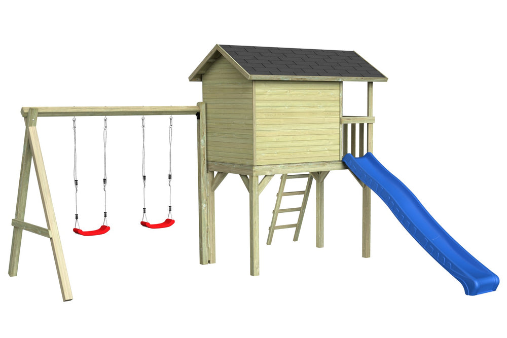 CLASSIC Benny Spielhaus mit Schaukel