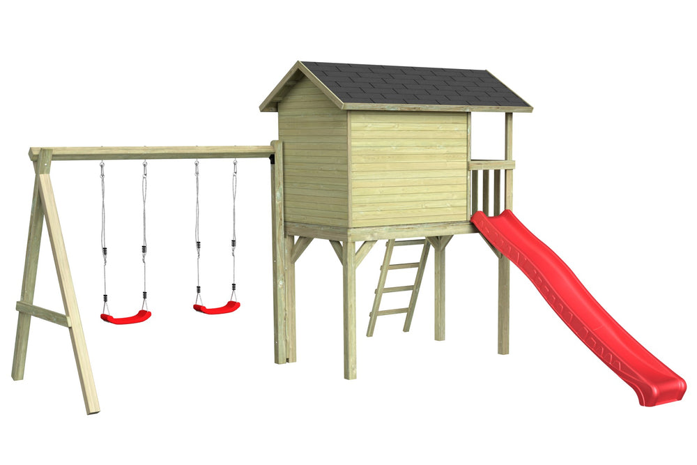 CLASSIC Benny Spielhaus mit Schaukel