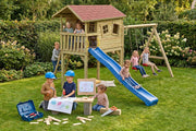 CRAZY Benny Design-Spielhaus mit Schaukel