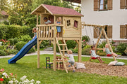 CRAZY Benny Design-Spielhaus mit Schaukel