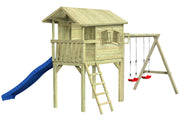 CRAZY Benny Design-Spielhaus mit Schaukel