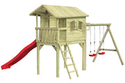 CRAZY Benny Design-Spielhaus mit Schaukel