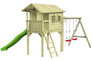 CRAZY Benny Design-Spielhaus mit Schaukel