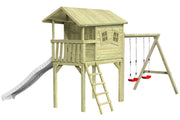 CRAZY Benny Design-Spielhaus mit Schaukel