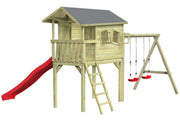 CRAZY Benny Design-Spielhaus mit Schaukel