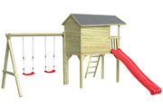 CRAZY Benny Design-Spielhaus mit Schaukel