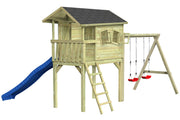 CRAZY Benny Design-Spielhaus mit Schaukel