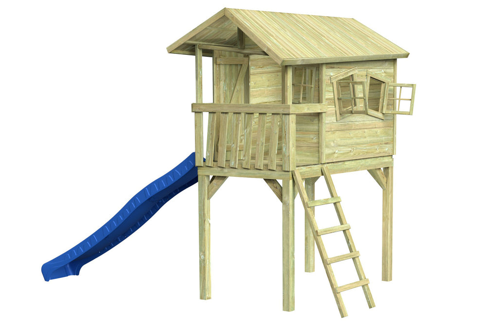 CRAZY Benny Design-Spielhaus auf Stelzen