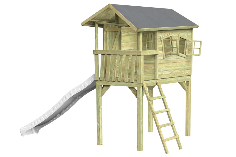 CRAZY Benny Design-Spielhaus auf Stelzen