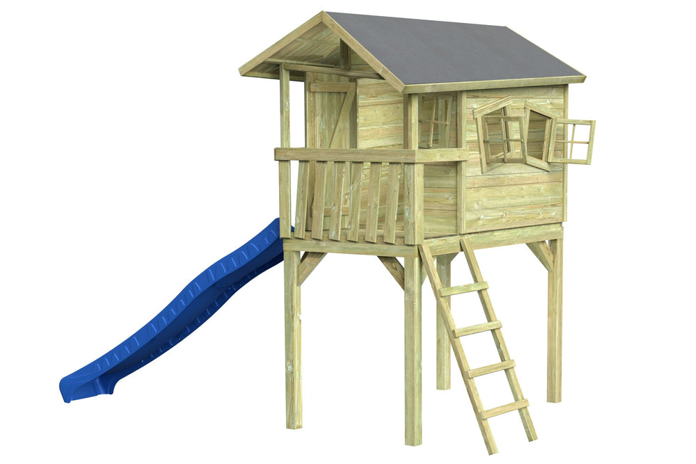 CRAZY Benny Design-Spielhaus auf Stelzen