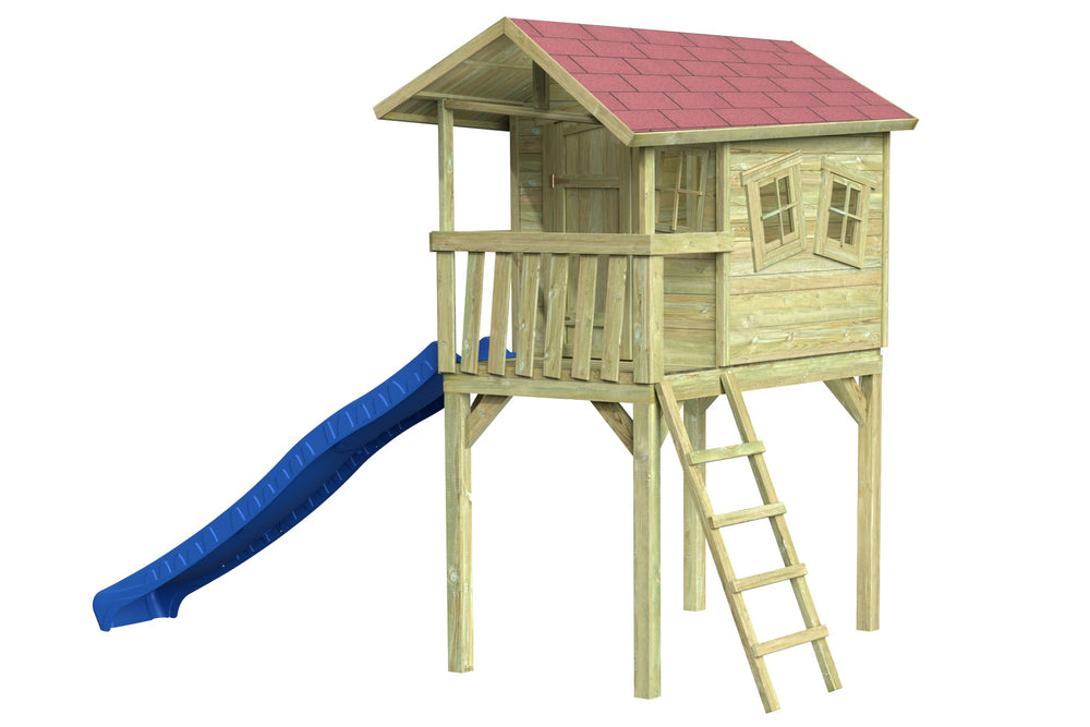 CRAZY Benny Design-Spielhaus auf Stelzen