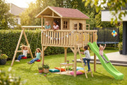 CRAZY Maxi Design-Baumhaus mit Schaukel