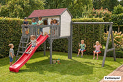 CRAZY Maxi Design-Baumhaus mit Schaukel