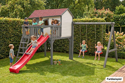 CRAZY Maxi Design-Baumhaus mit Schaukel