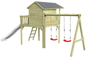 CRAZY Maxi Design-Baumhaus mit Schaukel