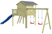 CRAZY Maxi Design-Baumhaus mit Schaukel