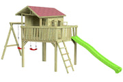 CRAZY Maxi Design-Baumhaus mit Schaukel