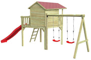 CRAZY Maxi Design-Baumhaus mit Schaukel