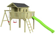 CRAZY Maxi Design-Baumhaus mit Schaukel