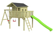 CRAZY Maxi Design-Baumhaus mit Schaukel