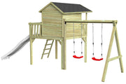 CRAZY Maxi Design-Baumhaus mit Schaukel
