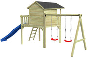 CRAZY Maxi Design-Baumhaus mit Schaukel