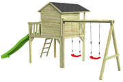 CRAZY Maxi Design-Baumhaus mit Schaukel