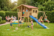 CRAZY Leon Design-Stelzenhaus mit Schaukel
