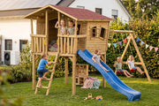 CRAZY Leon Design-Stelzenhaus mit Schaukel