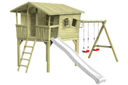CRAZY Leon Design-Stelzenhaus mit Schaukel